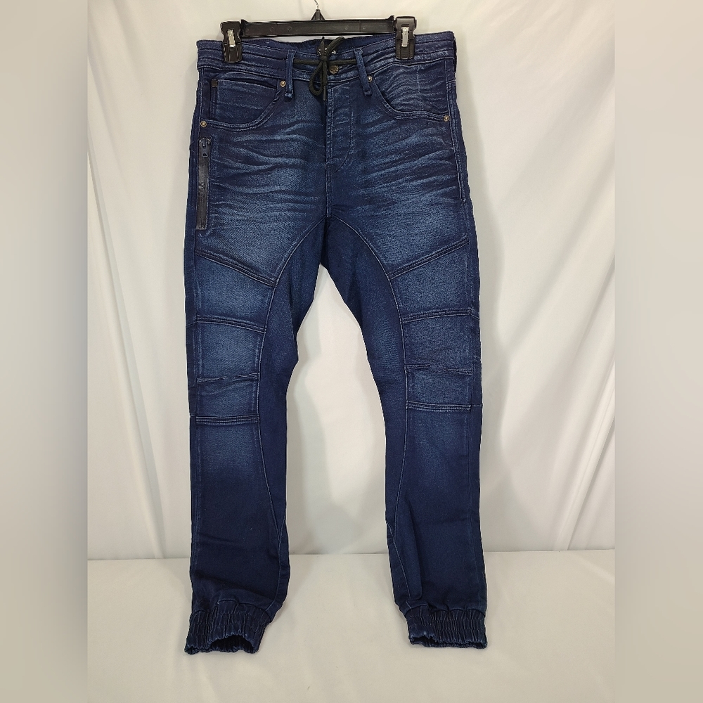 Mens Jack & Jones Anti Fit Jeans Size 30x32 Dark Blue